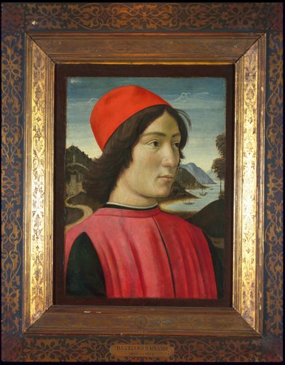 Portrait of a man by Domenico Ghirlandaio